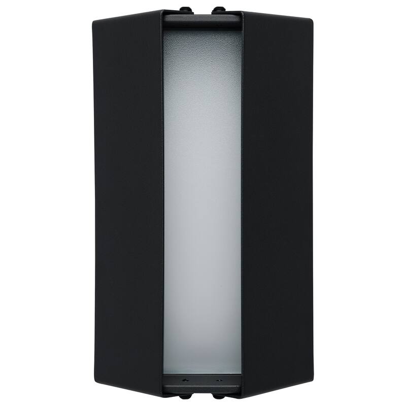 Peak LED Wall Sconce CCT Selectable Matte Black Finish