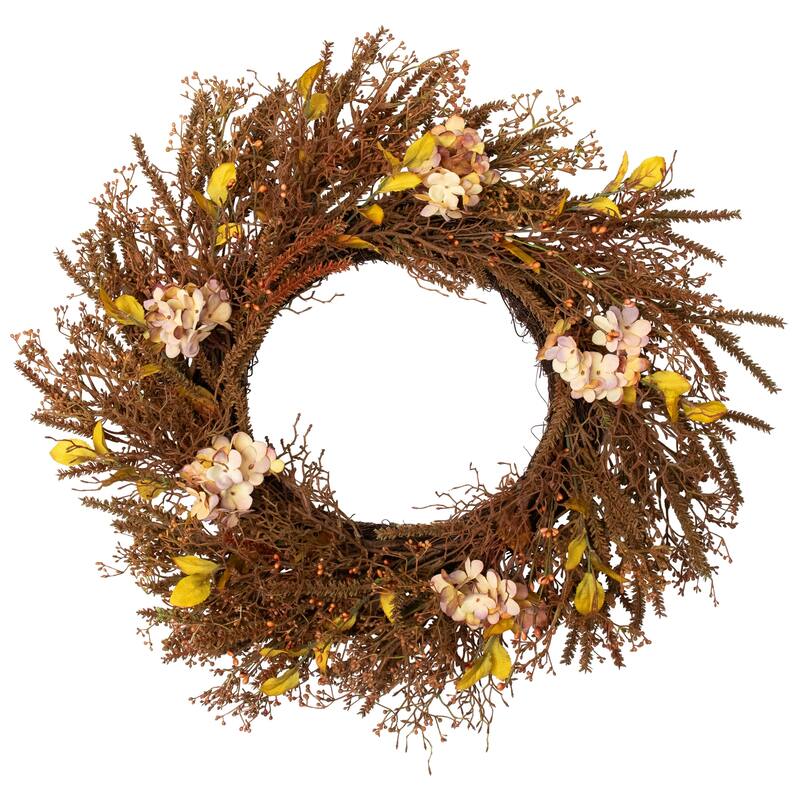 Fall Grass Autumn Harvest Artificial Wreath - 32"