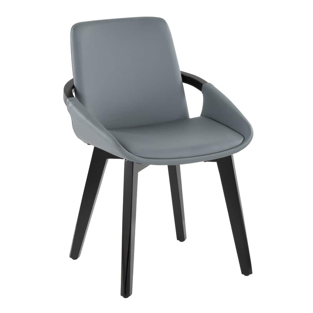 Porch & Den Pugo Contemporary Chair with Black Finish