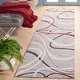 preview thumbnail 11 of 59, SAFAVIEH Odyssey Pirkko Mid-Century Modern Rug 2'2" x 8' Runner - Grey/Red Ivory - Runner