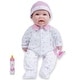 preview thumbnail 1 of 4, JC Toys La Baby Soft 16" Baby Doll, Pink with Pacifier, Caucasian Multi - Kids