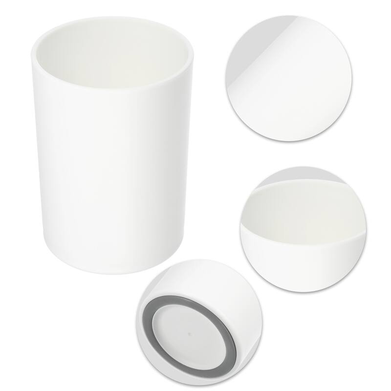2pcs Bathroom Toothbrush Tumblers PP for Kitchen 4.05"x2.91"