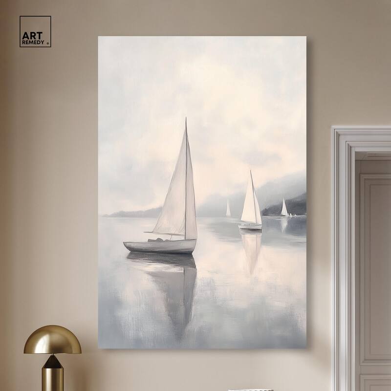 Dreaming of Sails Canvas by Art Remedy, Gallery Wrapped