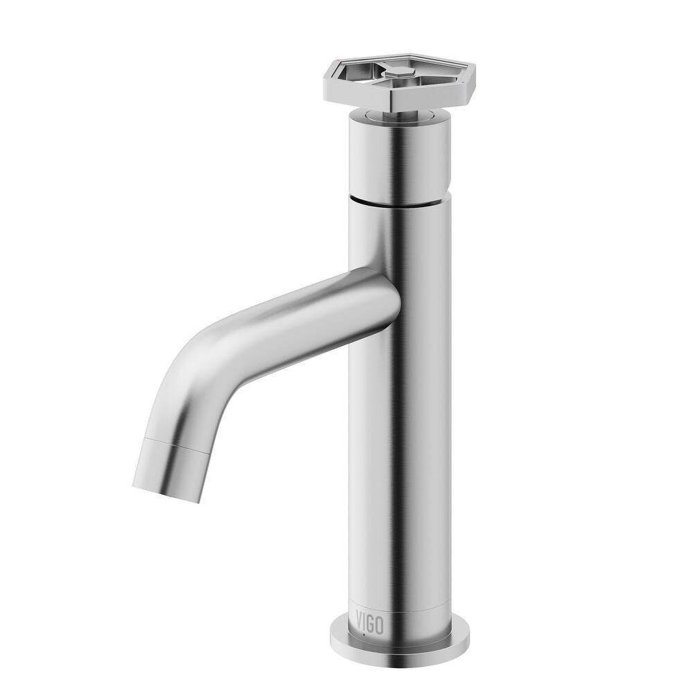 Vigo VG01050 Ruxton 1.2 GPM 8" H Single Handle Single Hole Bathroom