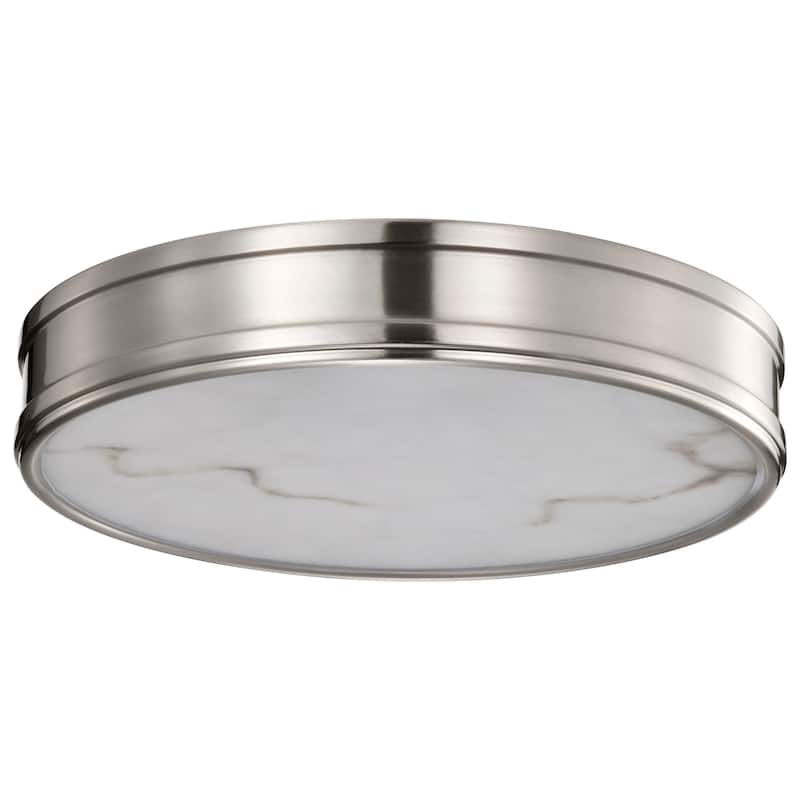 Nuvo Lighting 62/2101 Kendall 15" Wide Flush Mount Drum Ceiling - Brushed Nickel