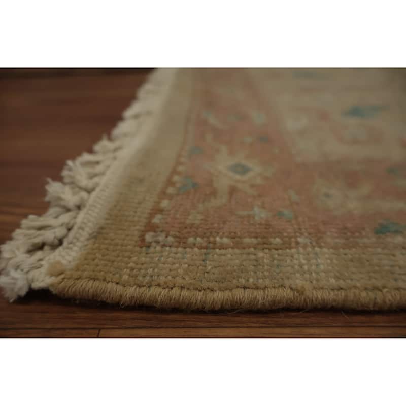 Hand Knotted Oriental 100% Wool Carpet Traditional All-Over Brown Ziegler Area Rug - 3' 7'' X 2' 0''