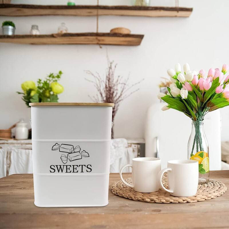 Gdfjiy Candy Jar for Kitchen Counter
