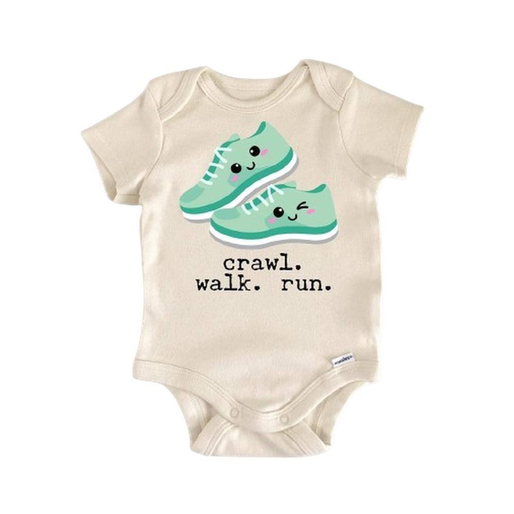 Running Runner Marathon - Baby Boy Girl Clothes Infant Bodysuit Funny Cute Newborn