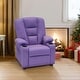 preview thumbnail 46 of 49, MCombo Big Kids Recliner Chair for Toddler Boys and Girls Faux Leather - 28.3"(L)x26.4"(W)x34.2"(H) Violet