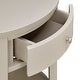 preview thumbnail 50 of 55, Fillmore 1-Drawer Oval Wood Shelf Accent End Table by iNSPIRE Q Modern