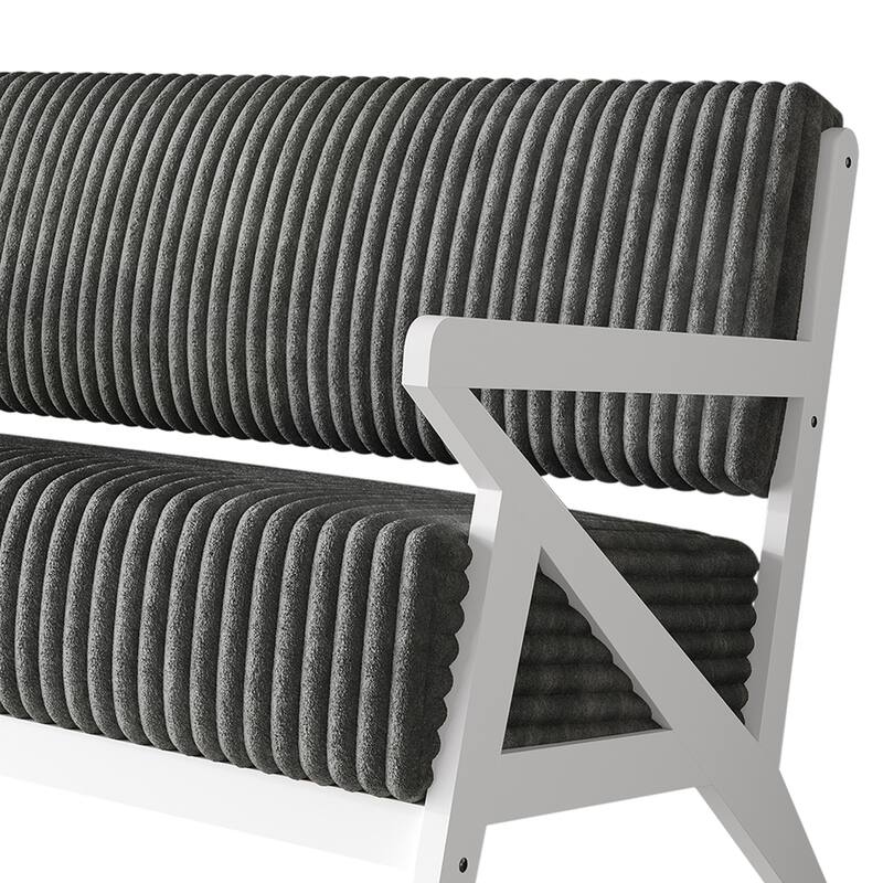 CraftPorch Chic Modern Velvet Upholstered Sofa