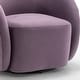 preview thumbnail 9 of 11, SEYNAR Modern Glam Velvet Upholstered 360 Degree Swivel Accent Armchair