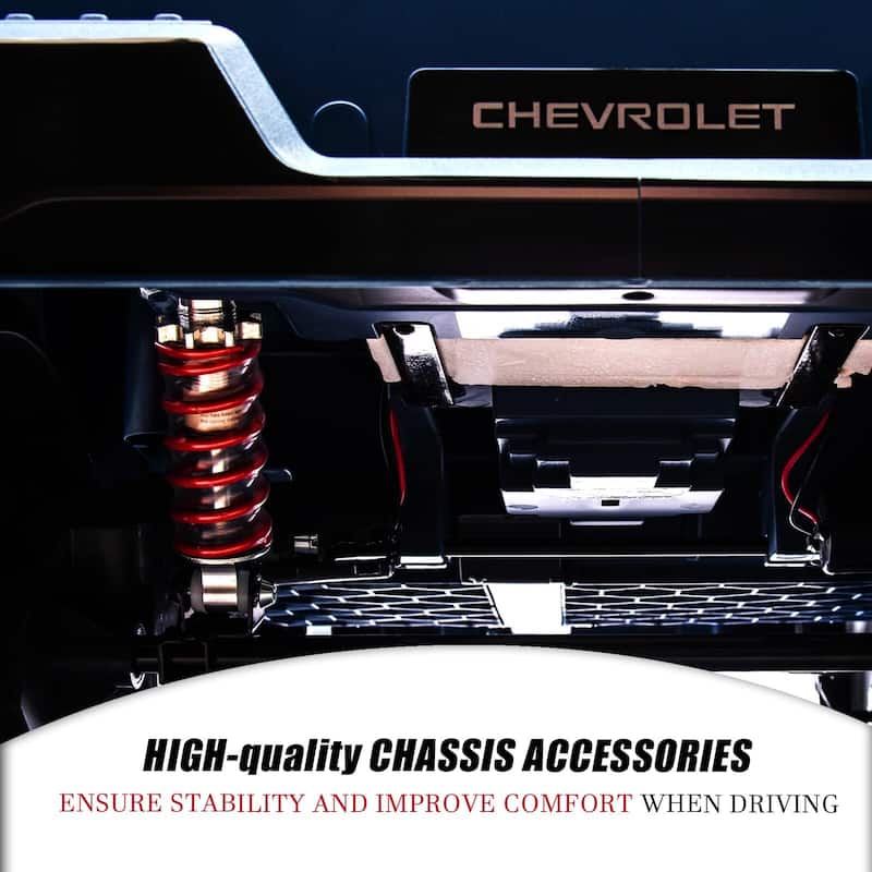 Baby Car 24V 2-Seater Truck Licensed Chevrolet Silverado Ride On Toy w/Parent Remote Control