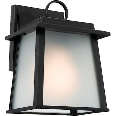 Kichler 59104 Noward 9" Tall Outdoor Wall Sconce with Satin Etched