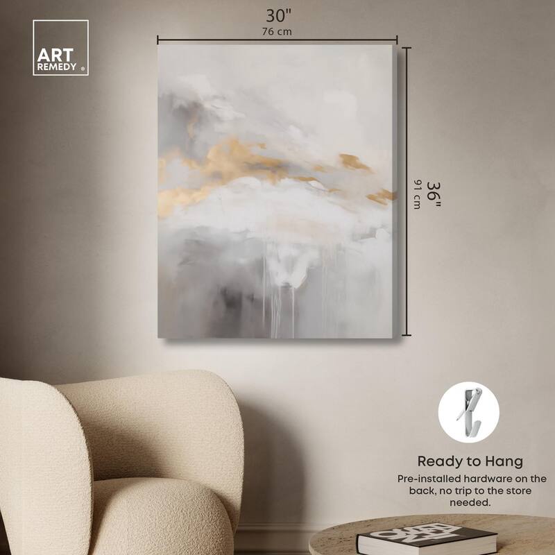Mellowed Mist I Canvas by Art Remedy, Gallery Wrapped