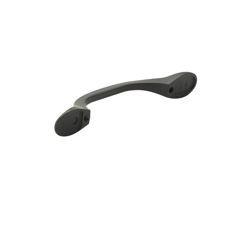 Ravino 3 in (76 mm) Center-to-Center Matte Black Cabinet Pull