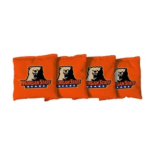 Morgan State MSU Bears Orange Cornhole Bags Version 1