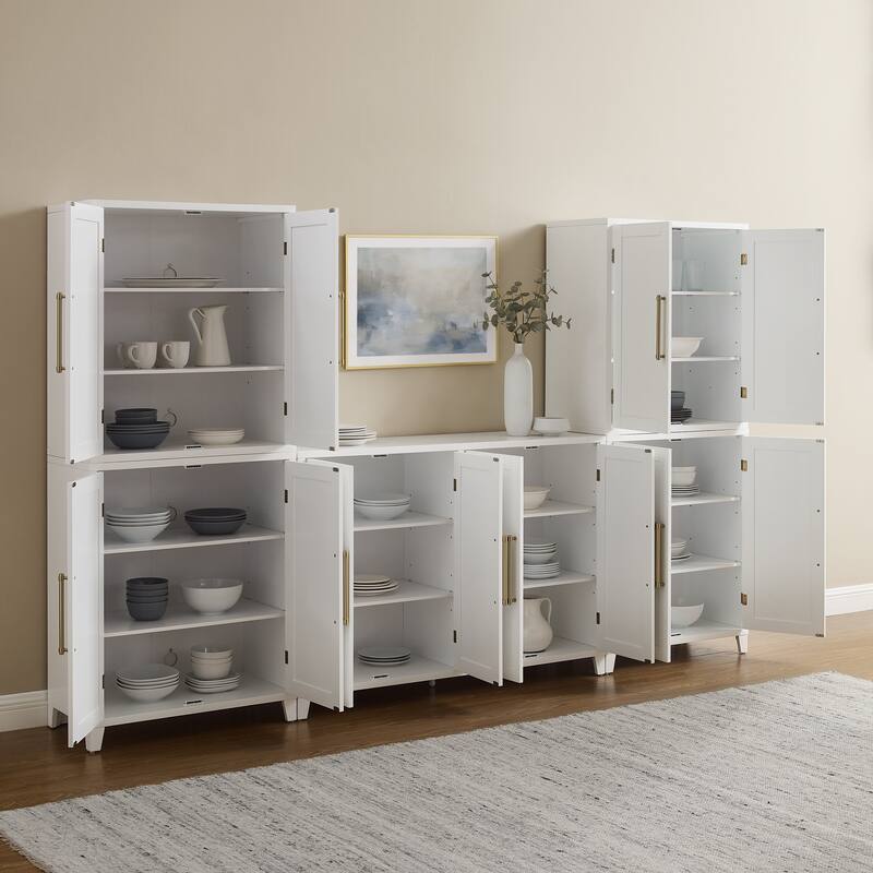 Crosley Roarke 3-Piece Sideboard And Pantry Set