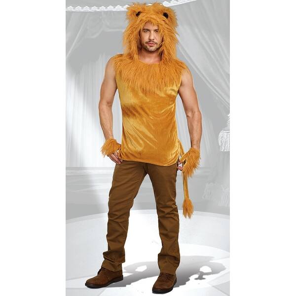 Shop Men S King Of The Jungle Costume As Shown Overstock 2816