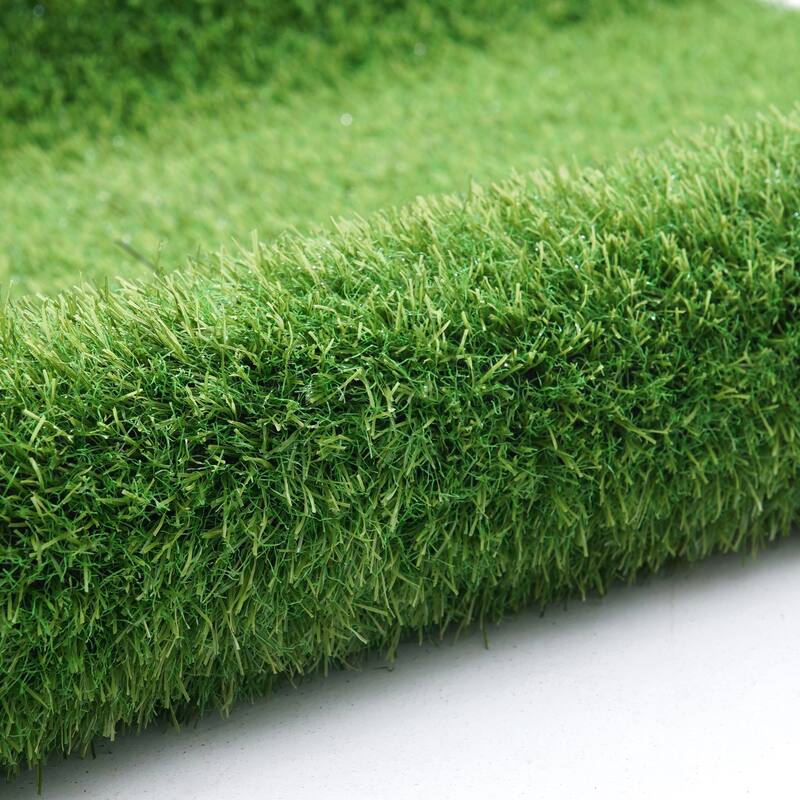 Timechee Luxury Synthetic Artificial Grass Turf Rug and Roll