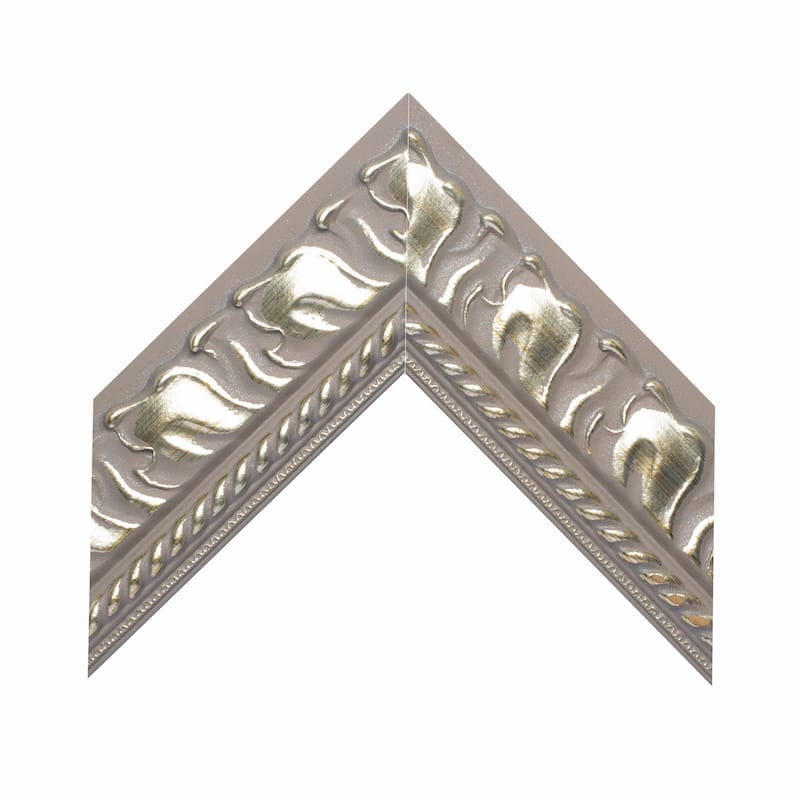 Frame My Mirror Nickel Framed Vanity Mirror, Hillsborough Design