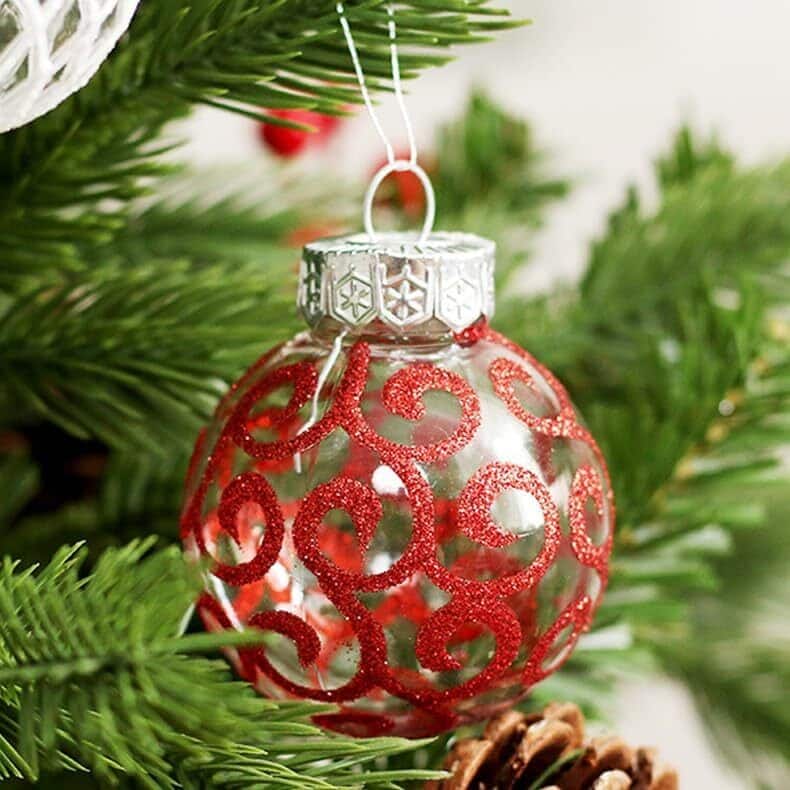 25 Pcs Christmas Decoration Ball Ornaments Set for Holiday Party Wedding - N/A