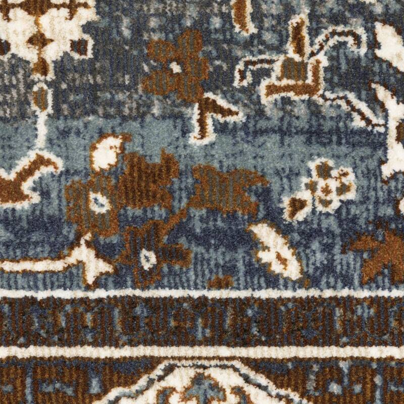 HomeRootsMedallion Traditional Rectangle Area Rug