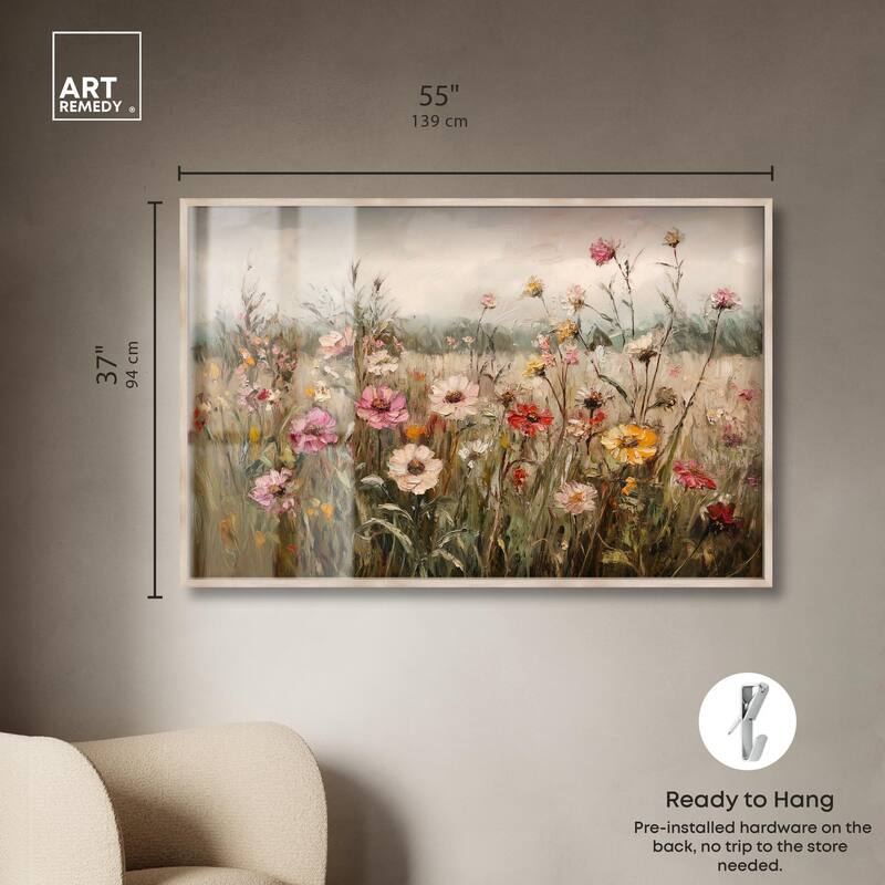 Vintage Blooms I Shadowbox by Art Remedy