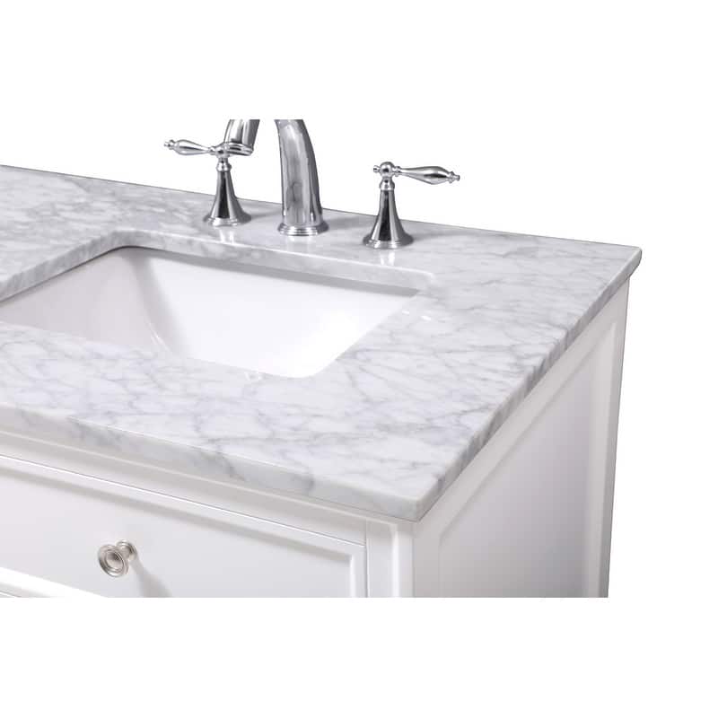 Contemporary 60" Double Bathroom Vanity Set