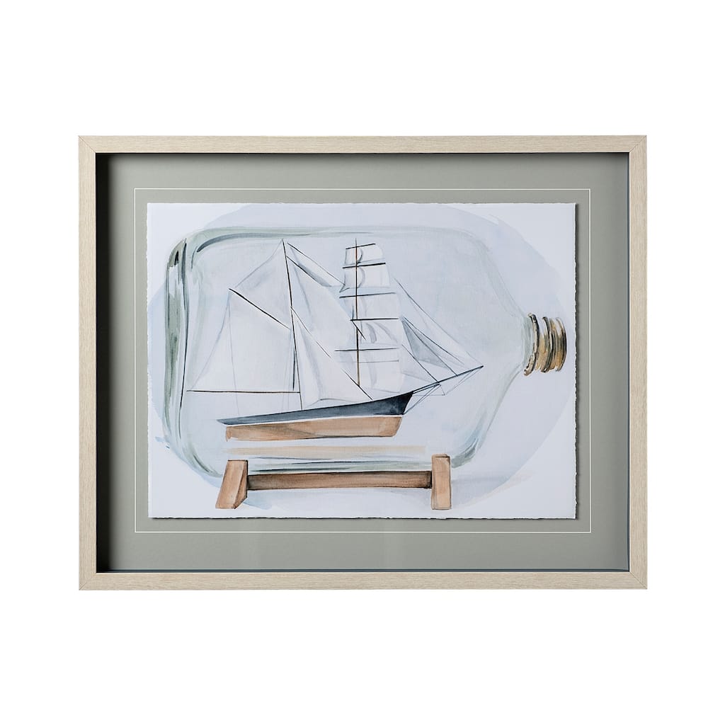 Sail the Seas I Framed Art Print