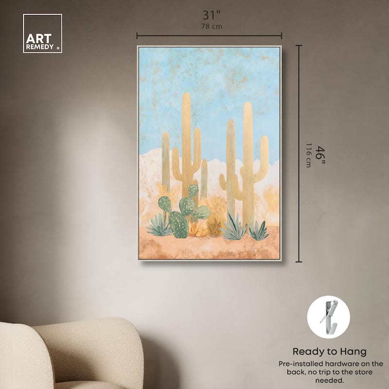 Cactus Canvas by Art Remedy