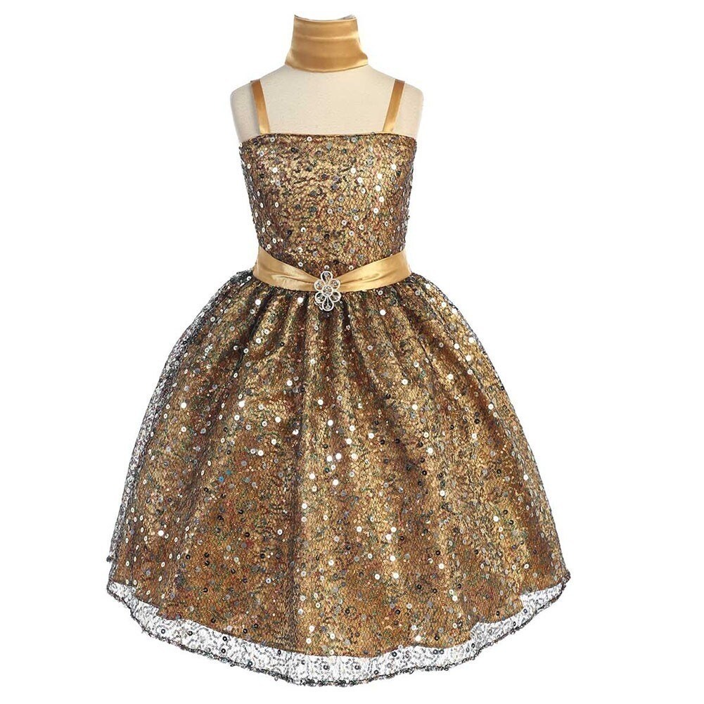 2t gold dress