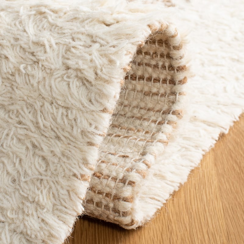 SAFAVIEH Handmade Natura Laudine Wool & Jute Rug