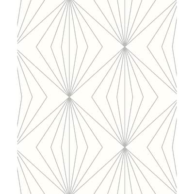 Seabrook Designs Diamond Vector Non-Woven Unpasted Wallpaper
