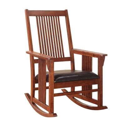 Wooden Rocking Chair in Tobacco
