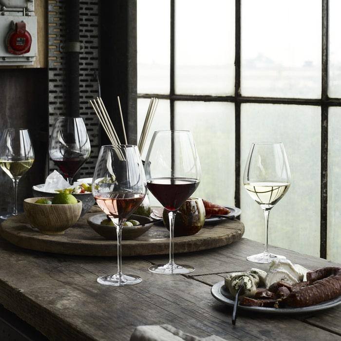 Holmegaard Cabernet Red Wine Glass, Clear, 6 pcs. - 17.6 oz
