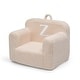 preview thumbnail 3 of 2, Personalized Monogram Cozee Sherpa Chair - Customize with Letter Z - Foam Kids Chair for Ages 18 Months and Up