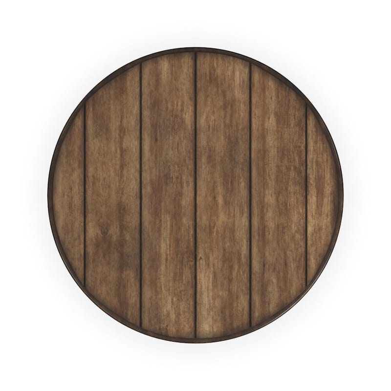 Plymouth Brown Wood Lamp Table by Flexsteel