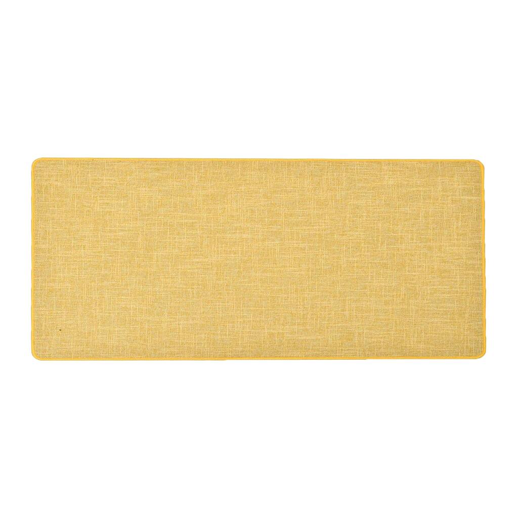 Woven Effect Kitchen Mat Solid Colors