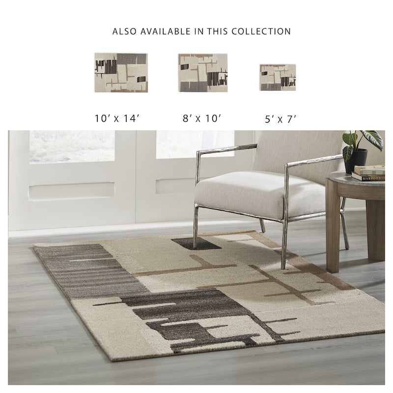 Signature Design by Ashley Kencher Beige/Brown Rug