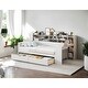 preview thumbnail 19 of 17, Multi-functional Twin Size Daybed Bed Frame with Study Desk Shelf and 2 Storage Drawer