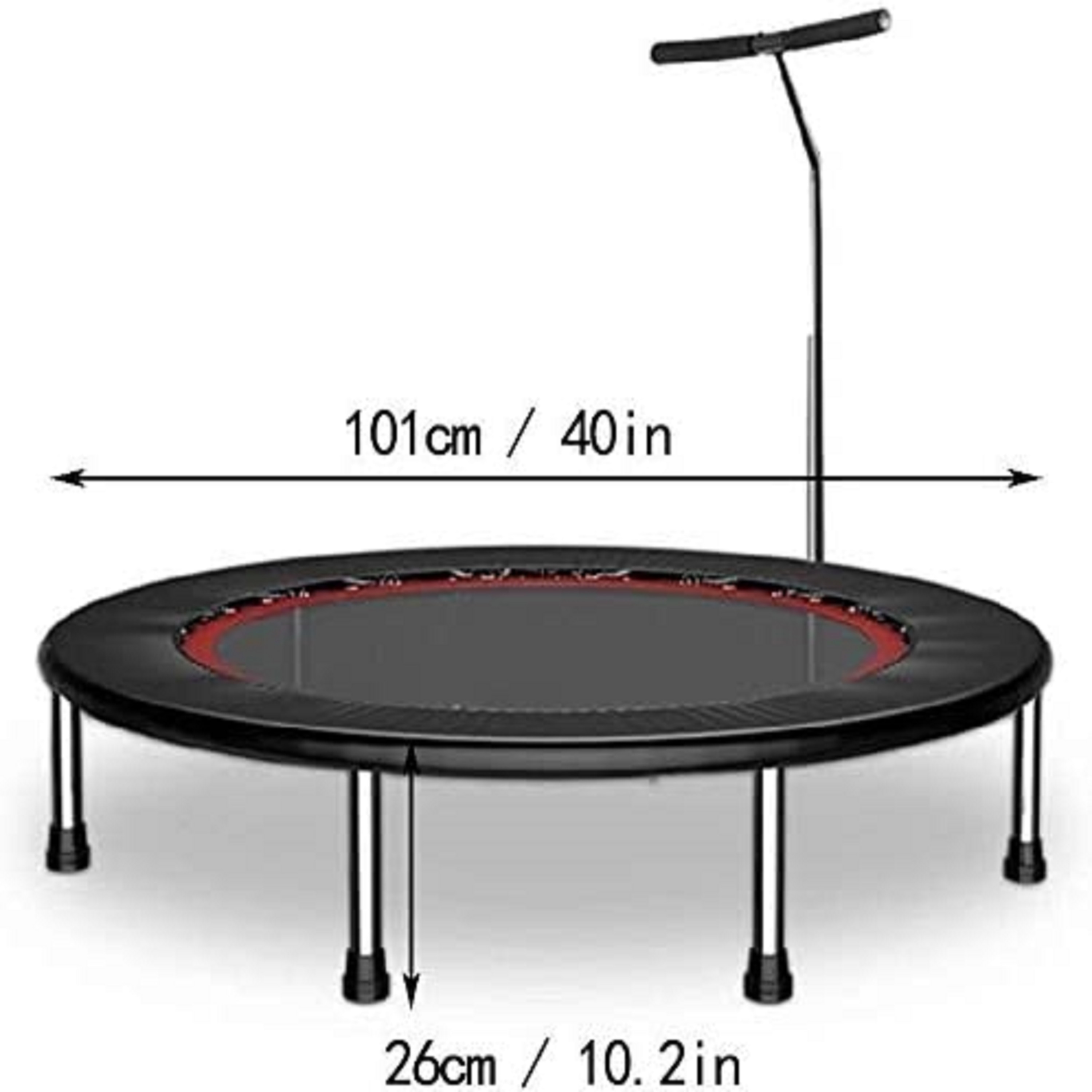 Safest Trampoline For Kids300kg Highest Weight Limit Foldable Trampoline  For Gymnastics & Fitness