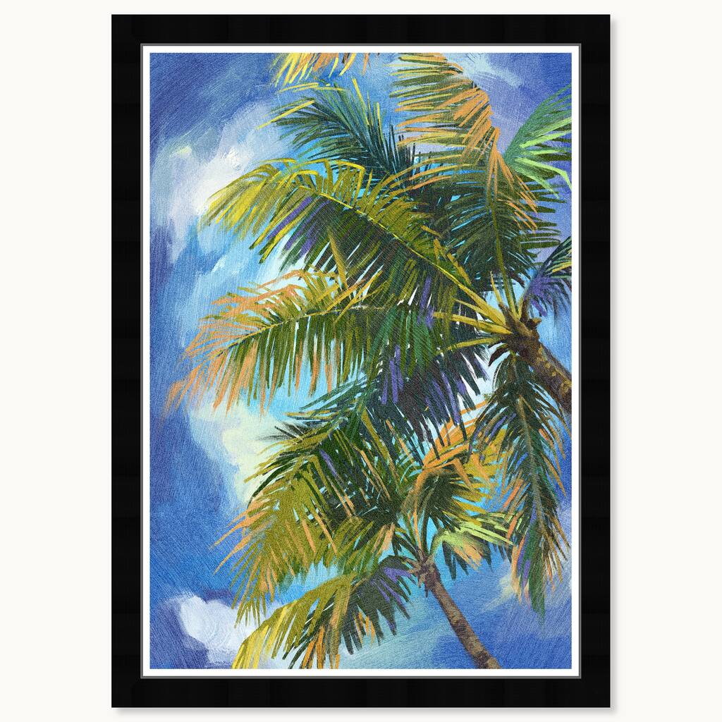 Wynwood Studio Clear Sky Palm Framed Beachfront Coastal Prints