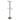 Allied Brass Free Standing Two Roll Toilet Tissue Stand