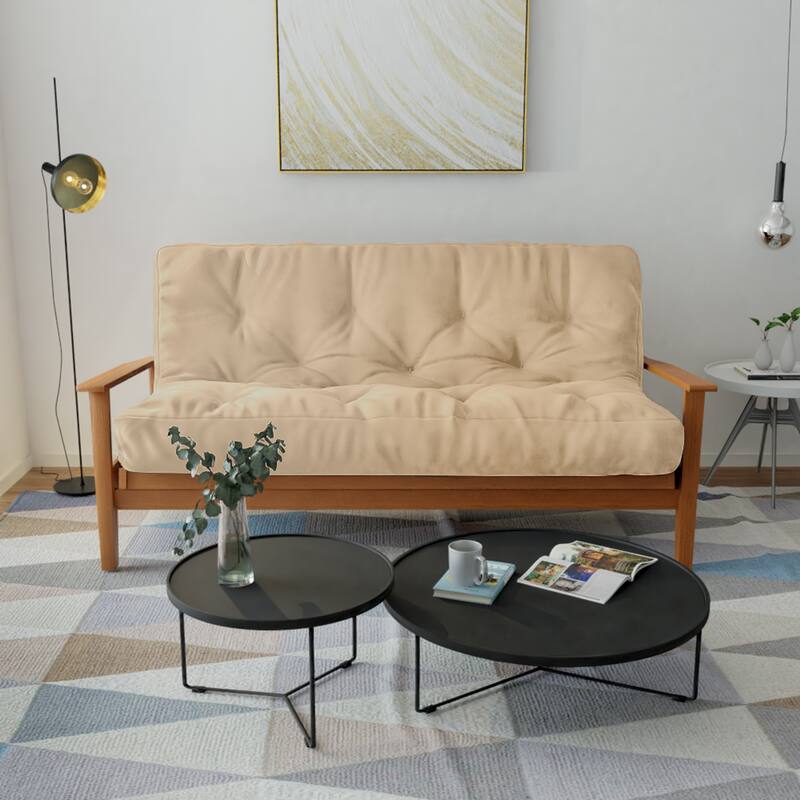 Loosh Home 10" Canvas Futon Mattress - Beige - Twin