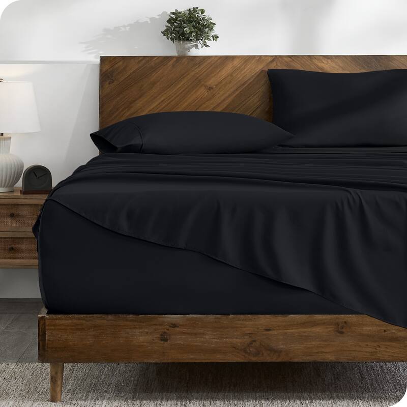 Bare Home 22 Inch Deep Pocket Microfiber Sheet Set
