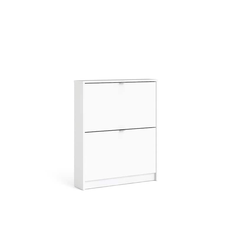 Porch & Den Cambria 2-Drawer Shoe Cabinet