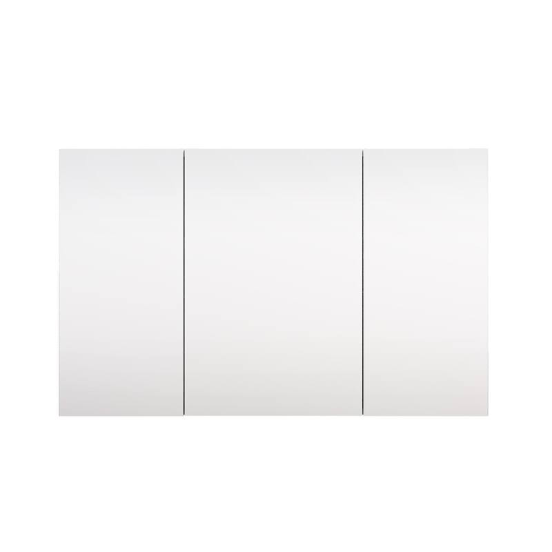 Recessed or Surface Wall Mount Bathroom Medicine Cabinet With Adjustable Glass Shelves