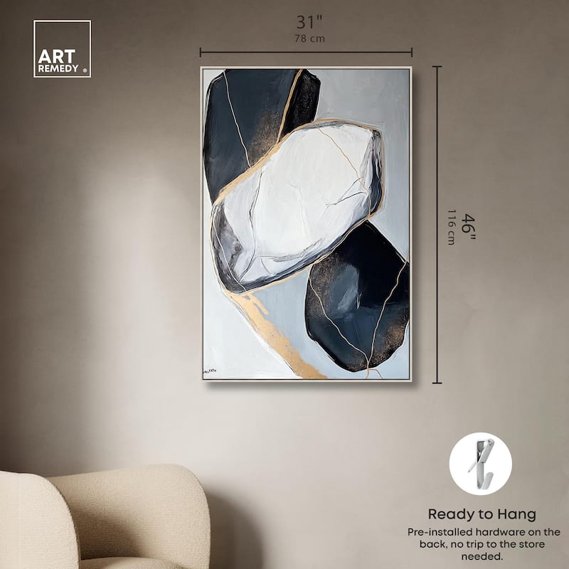 Mineral Essence I Canvas by Art Remedy