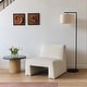 preview thumbnail 34 of 46, Brightech Montage Modern 60 in. Contemporary Arc LED Color Adjusting Floor Lamp with White Fabric Drum Shade